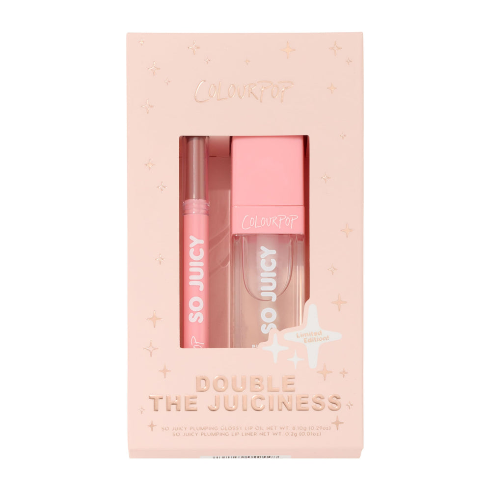 ColourPop Double the Juiciness Lychee Jelly oil for hydrated, glossy lips.