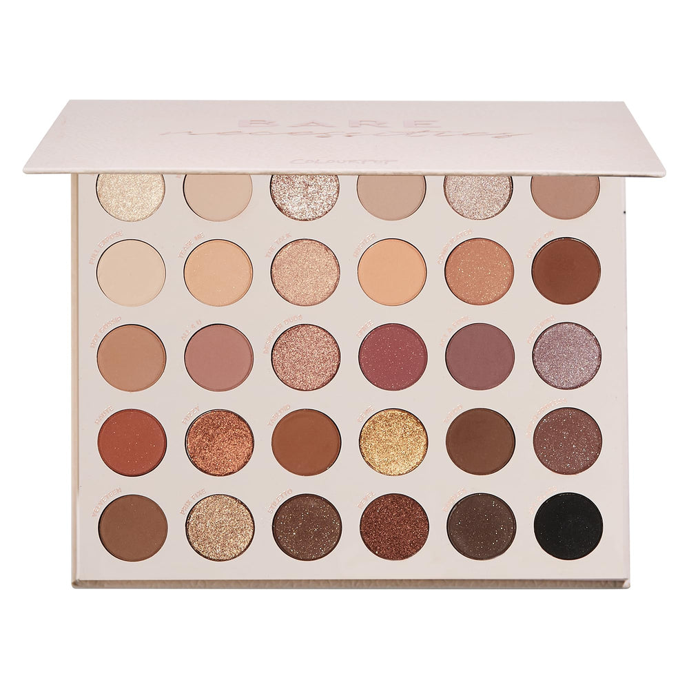 ColourPop Bare Necessities palette open with versatile finishes for day-to-night looks