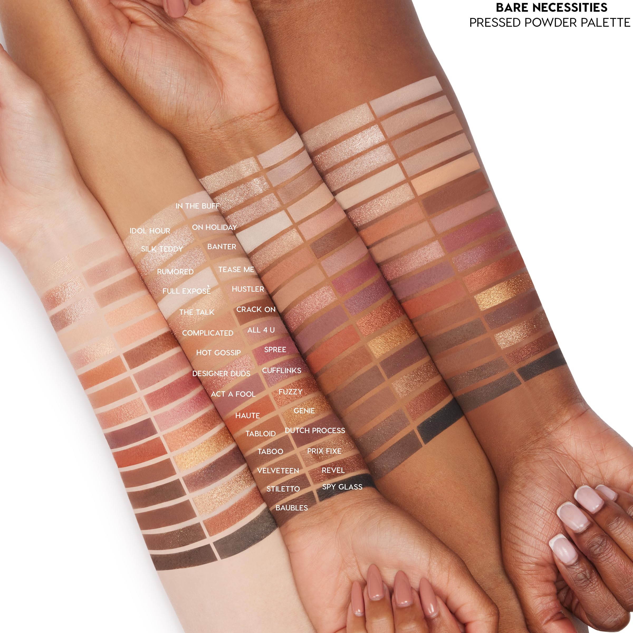 ColourPop Bare Necessities sparkle and glitter shades add dimension to evening looks