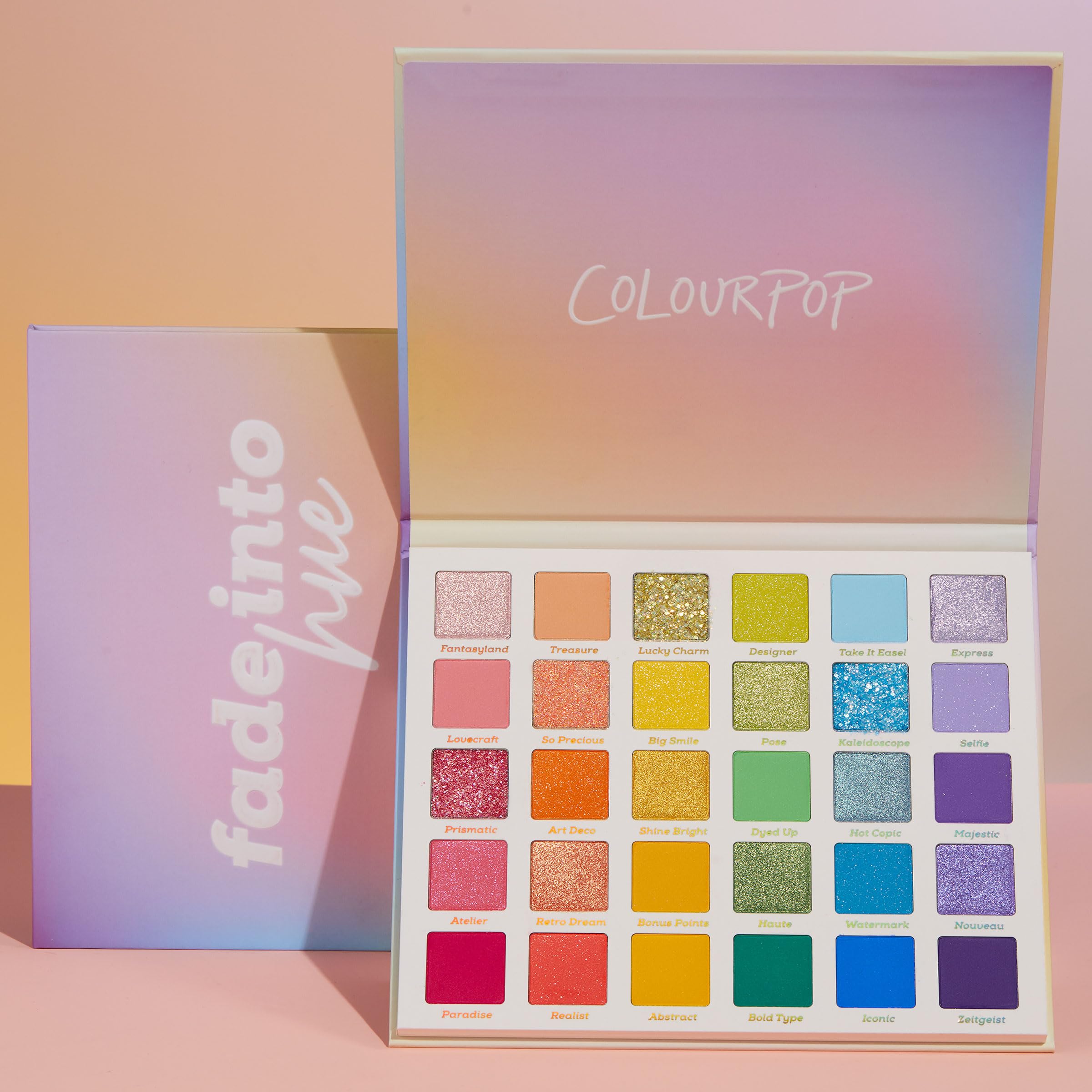 ColourPop Fade Into Hue palette for day-to-night versatile looks.