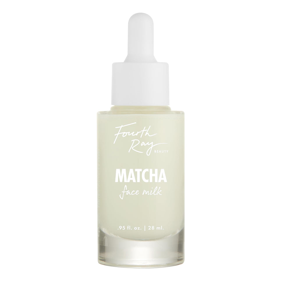 ColourPop Fourth Ray Matcha Face Milk bottle pour for lightweight hydration.