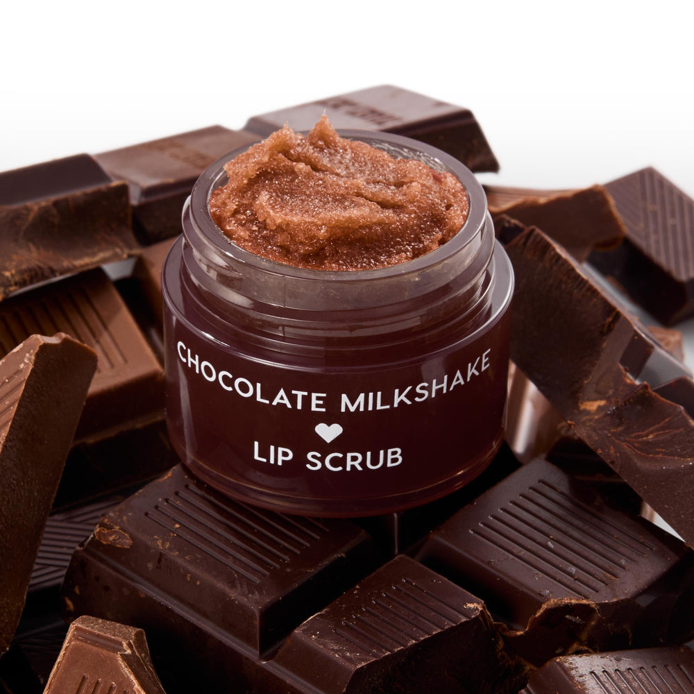 Nourishing with shea and cocoa butter in ColourPop Fresh Kiss lip scrub.