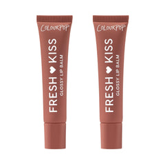 ColourPop Fresh Kiss glossy lip balm 2-pack shown in packaging for hydration and shine.