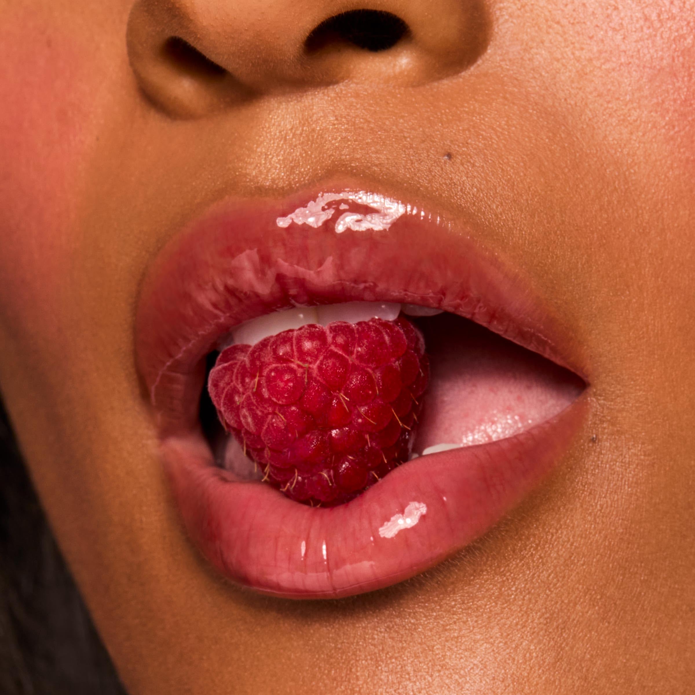 ColourPop Fresh Kiss Glossy Lip Balm hyaluronic acid illustration highlights plump-looking lips and deep hydration