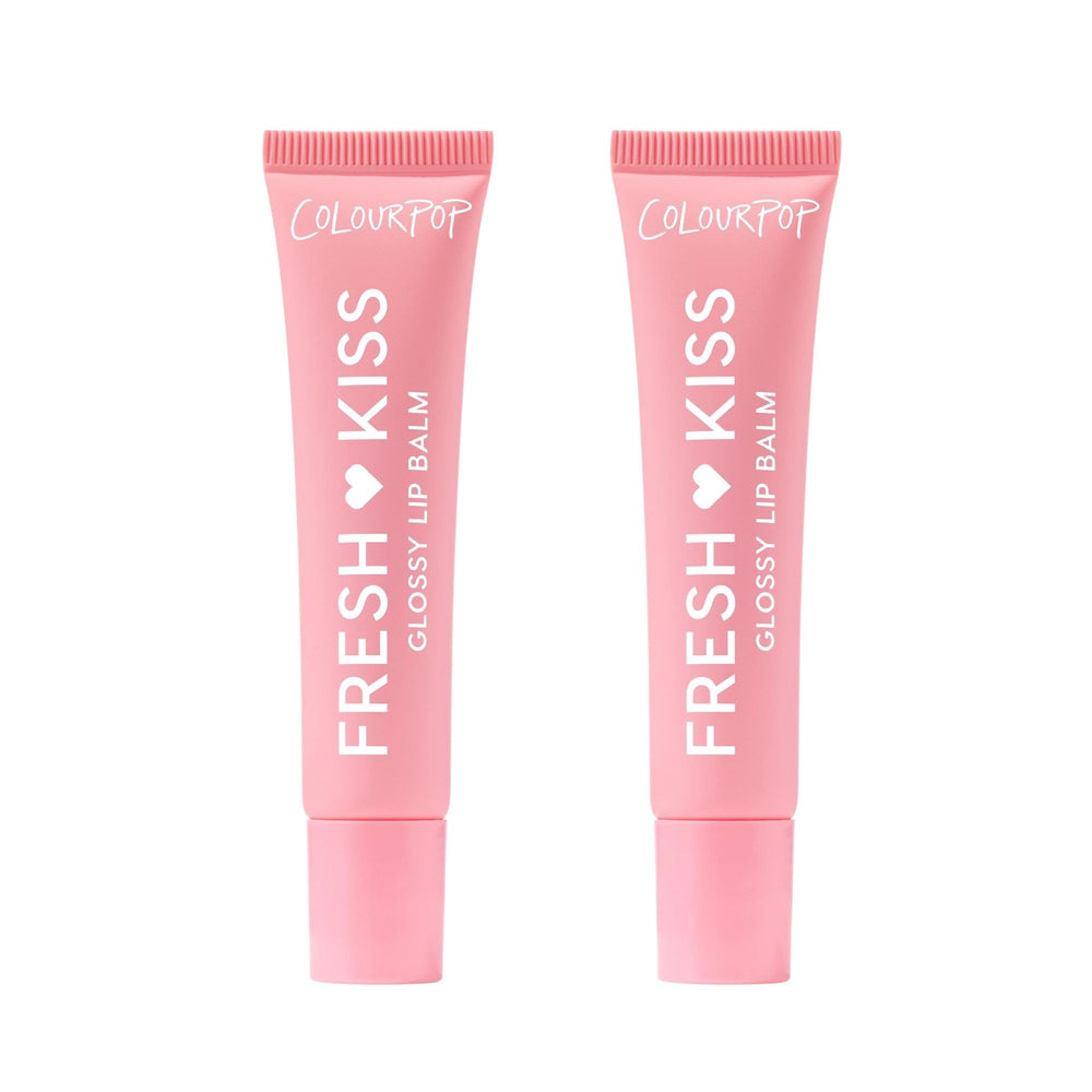 ColourPop Fresh Kiss glossy lip balm strawberry milk 2-pack hydrates for soft, shiny lips