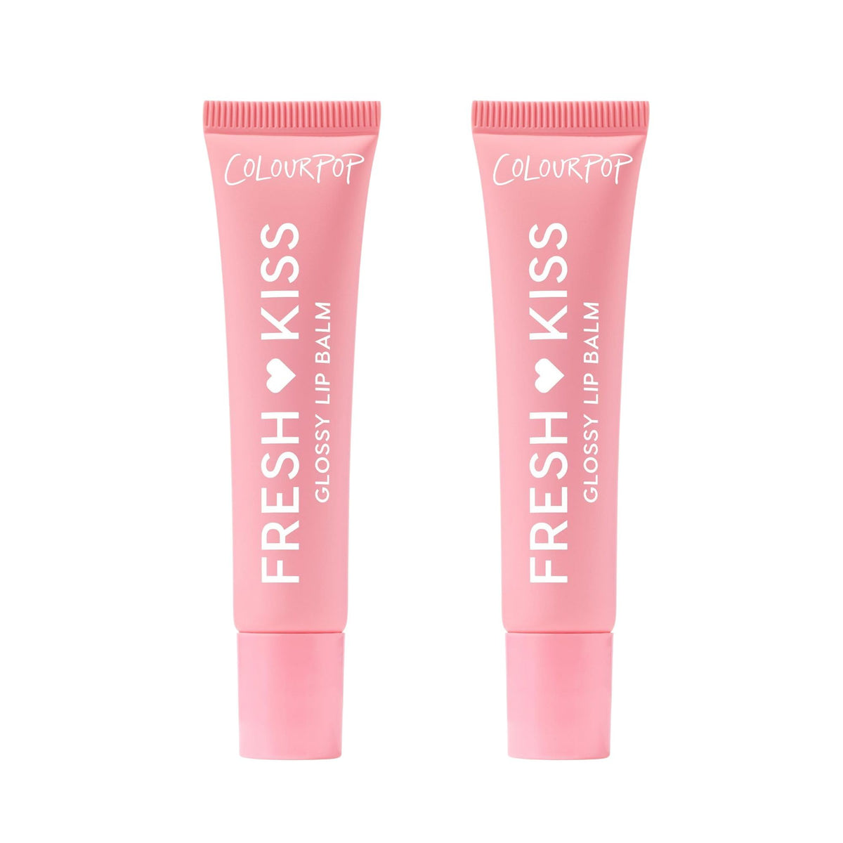 ColourPop Fresh Kiss glossy lip balm strawberry milk 2-pack hydrates for soft, shiny lips