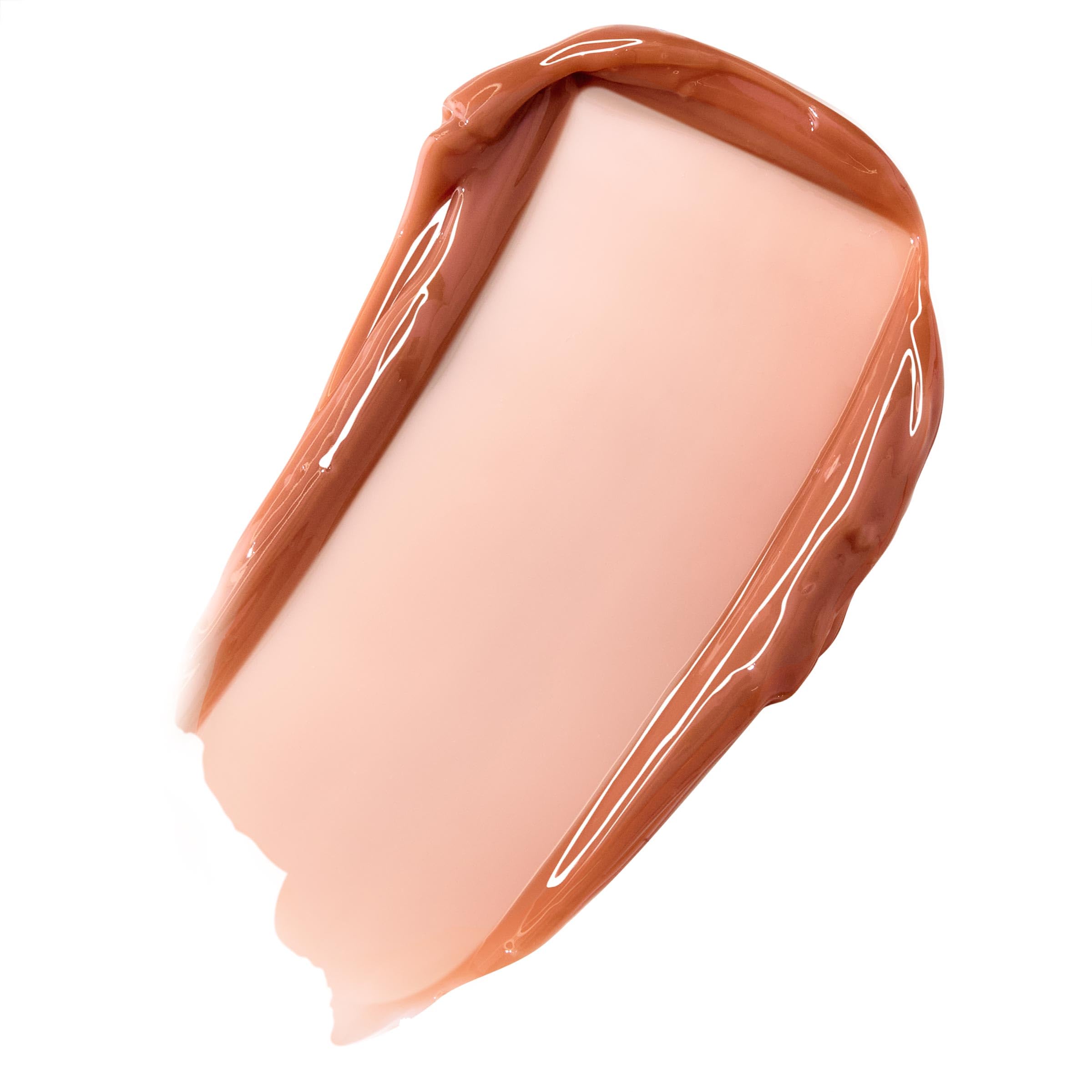 ColourPop Fresh Kiss lip balm texture close-up showing creamy hydration and glossy finish.