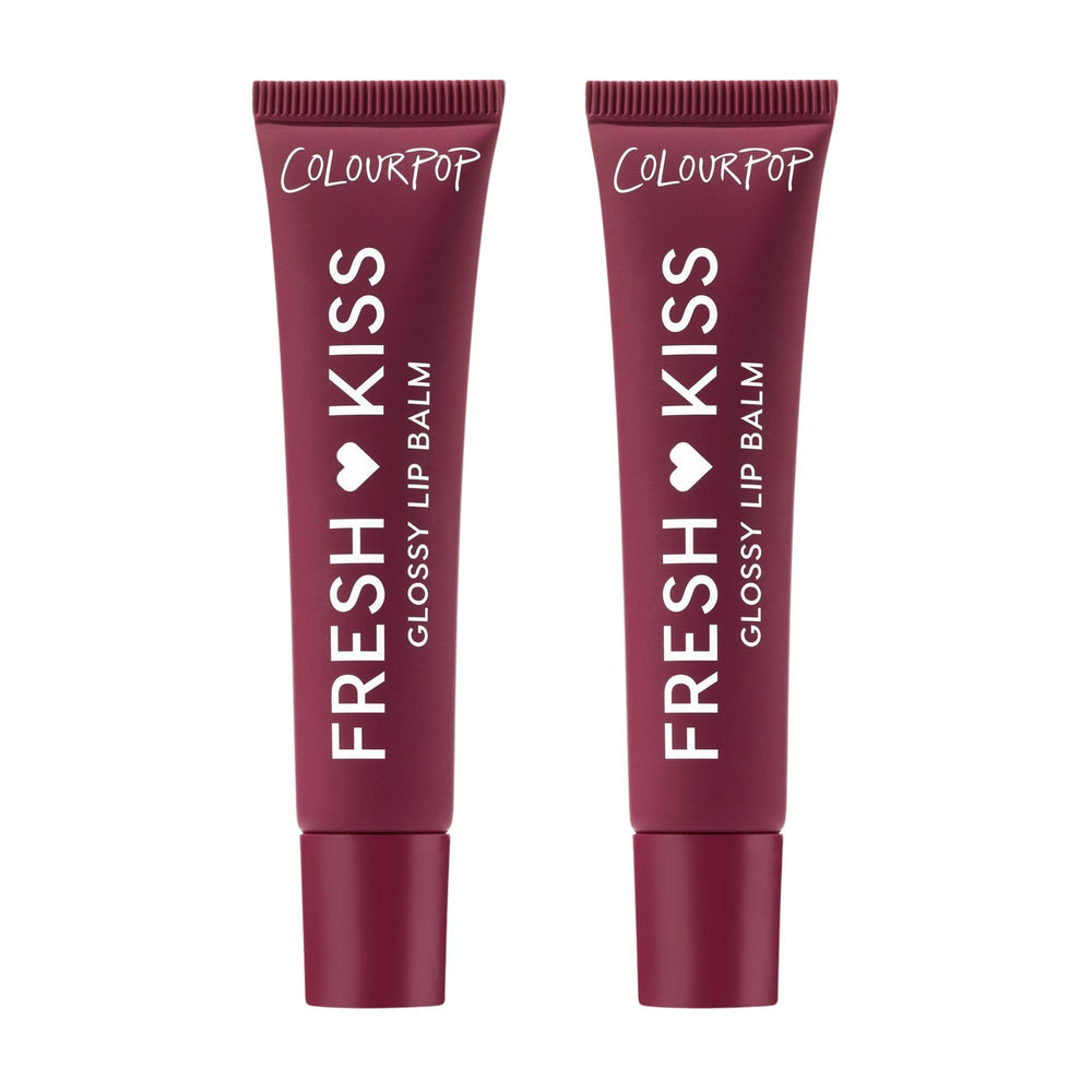 ColourPop Fresh Kiss Glossy Lip Balm two-pack front view delivers hydration with a high-shine finish