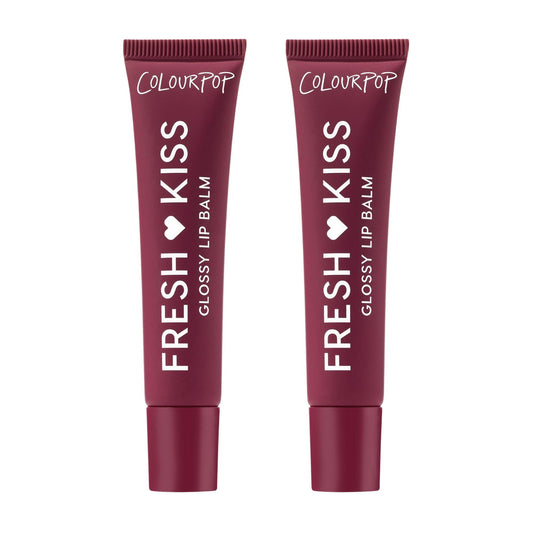 ColourPop Fresh Kiss Glossy Lip Balm two-pack front view delivers hydration with a high-shine finish