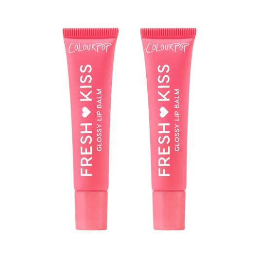 ColourPop Fresh Kiss glossy lip balm Watermelon Sugar 2-pack hydrates with glossy shine.