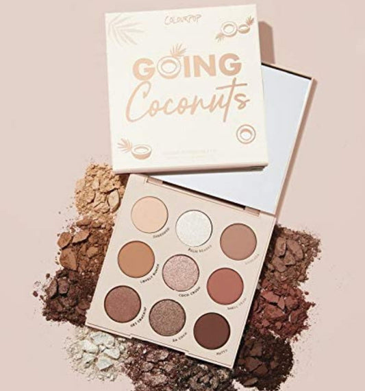 ColourPop Going Coconuts shredded shade adds subtle shimmer for day wear.
