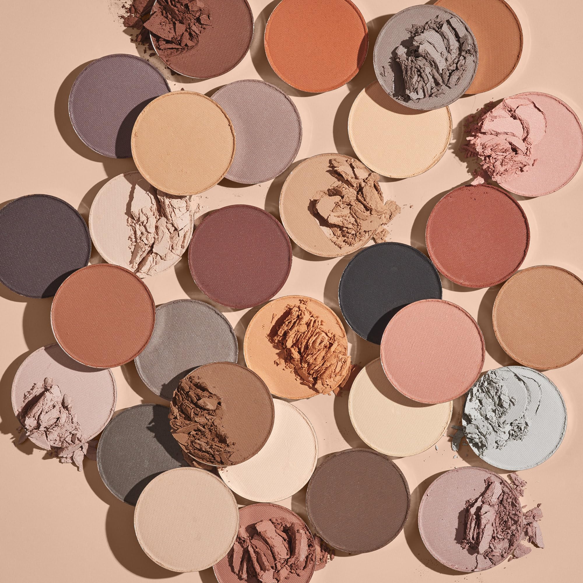 ColourPop Gone Matte palette open revealing a spectrum of matte, metallic, and sparkle options.