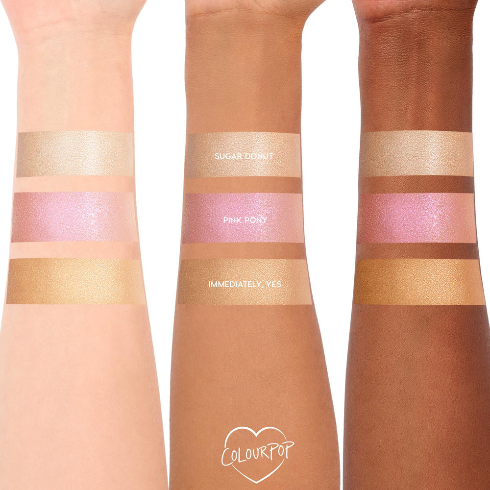 ColourPop Hi-Lite highlights shoulders for a sun-kissed body glow