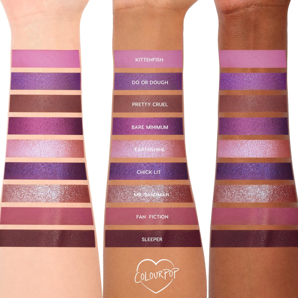ColourPop It's My Pleasure palette shade row highlights wearable tones.