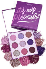 ColourPop Its My Pleasure palette compact displaying rich purples for bold monochrome looks.
