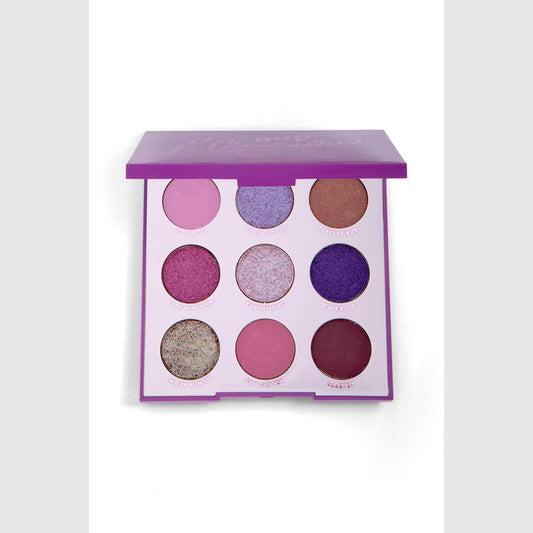 ColourPop Its My Pleasure purple swatches reveal matte to metallic finishes for versatile color payoff.