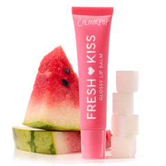 ColourPop glossy lip balm texture with soft cushion and shine.
