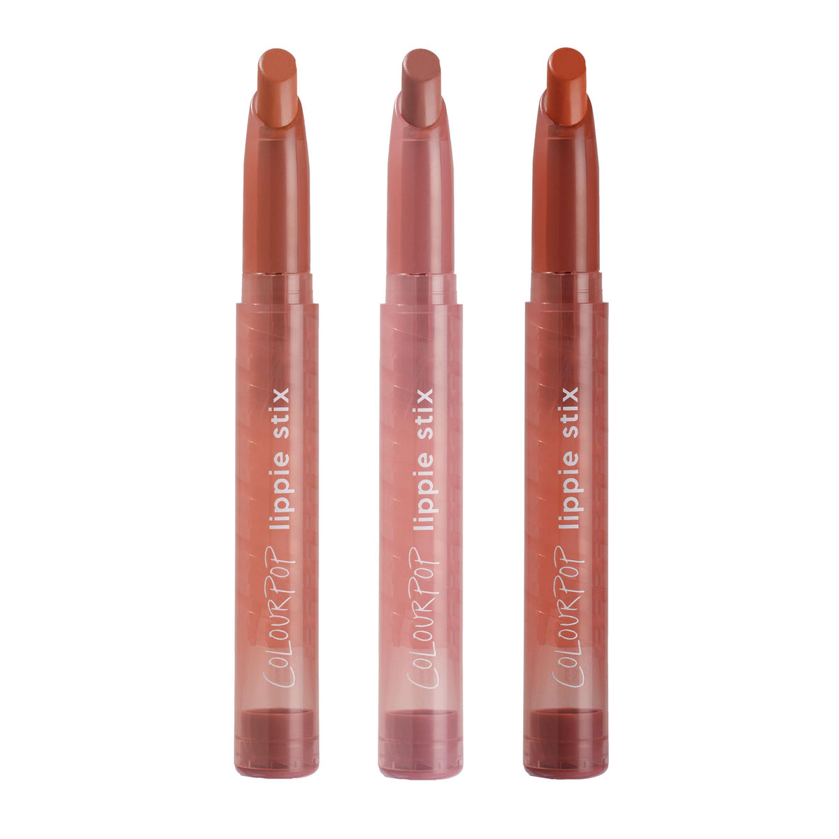 ColourPop Lippie Stix kit shade trio for versatile color options and lasting moisture.