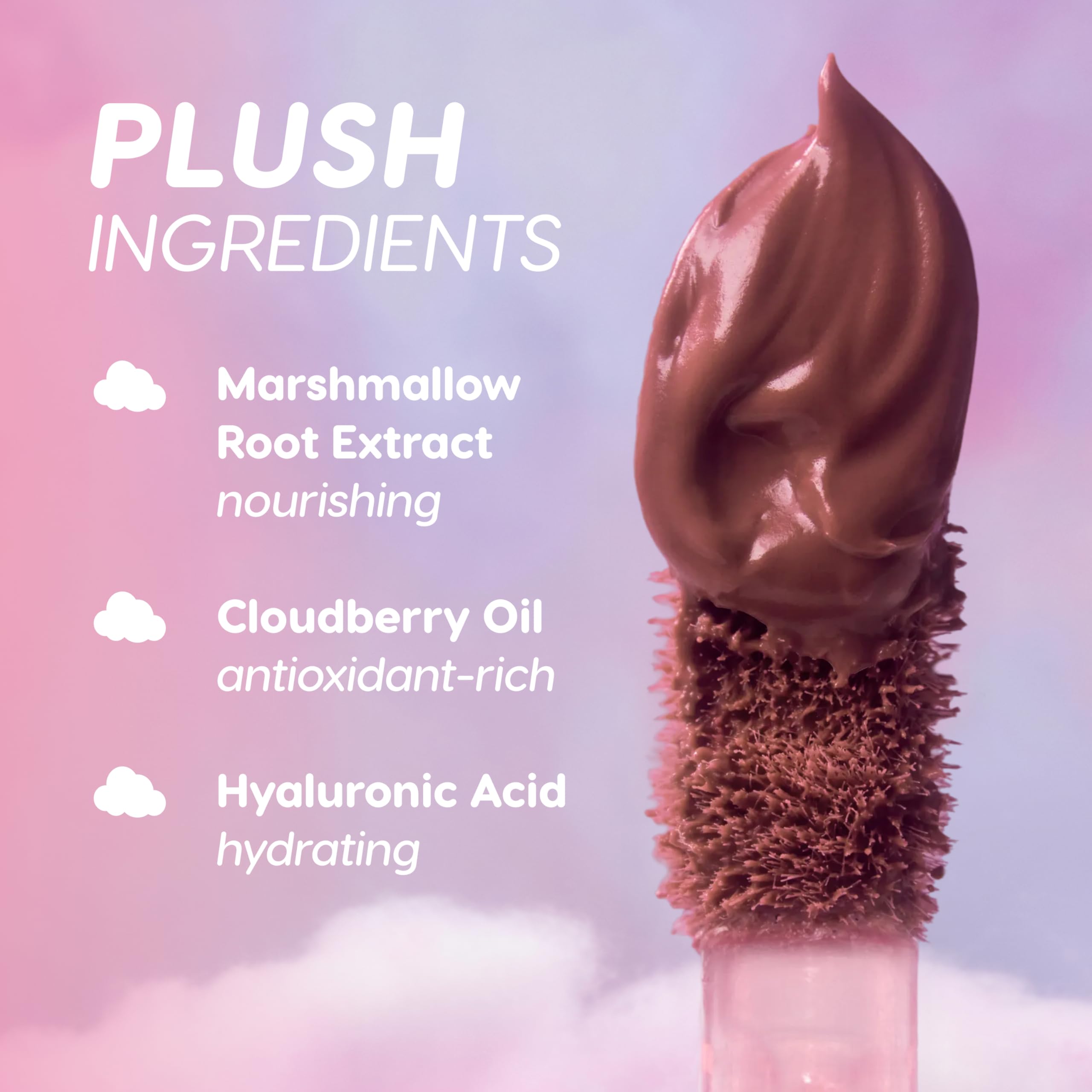 ColourPop Marshmallow root extract icon highlighting nourishing ingredient