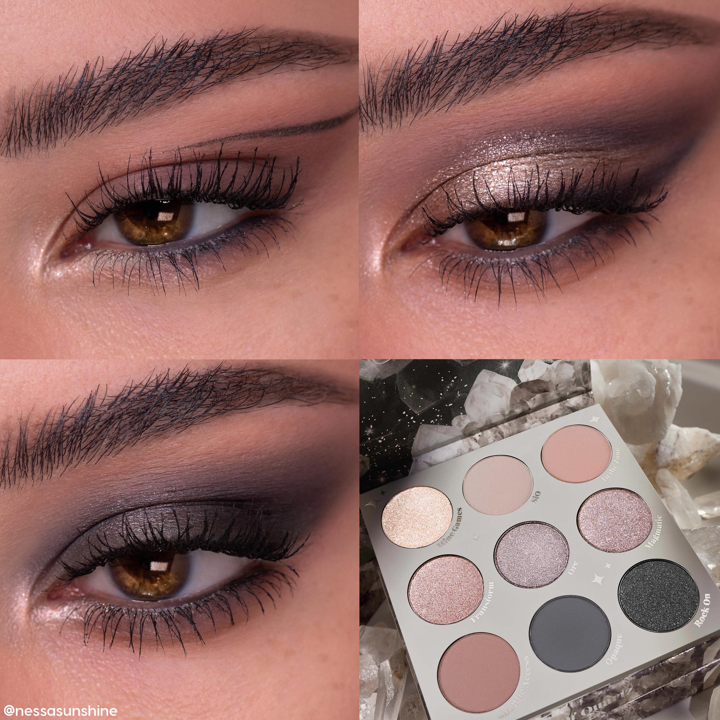ColourPop Of Quartz gold glow shimmer delivers warm luminosity on the lid.