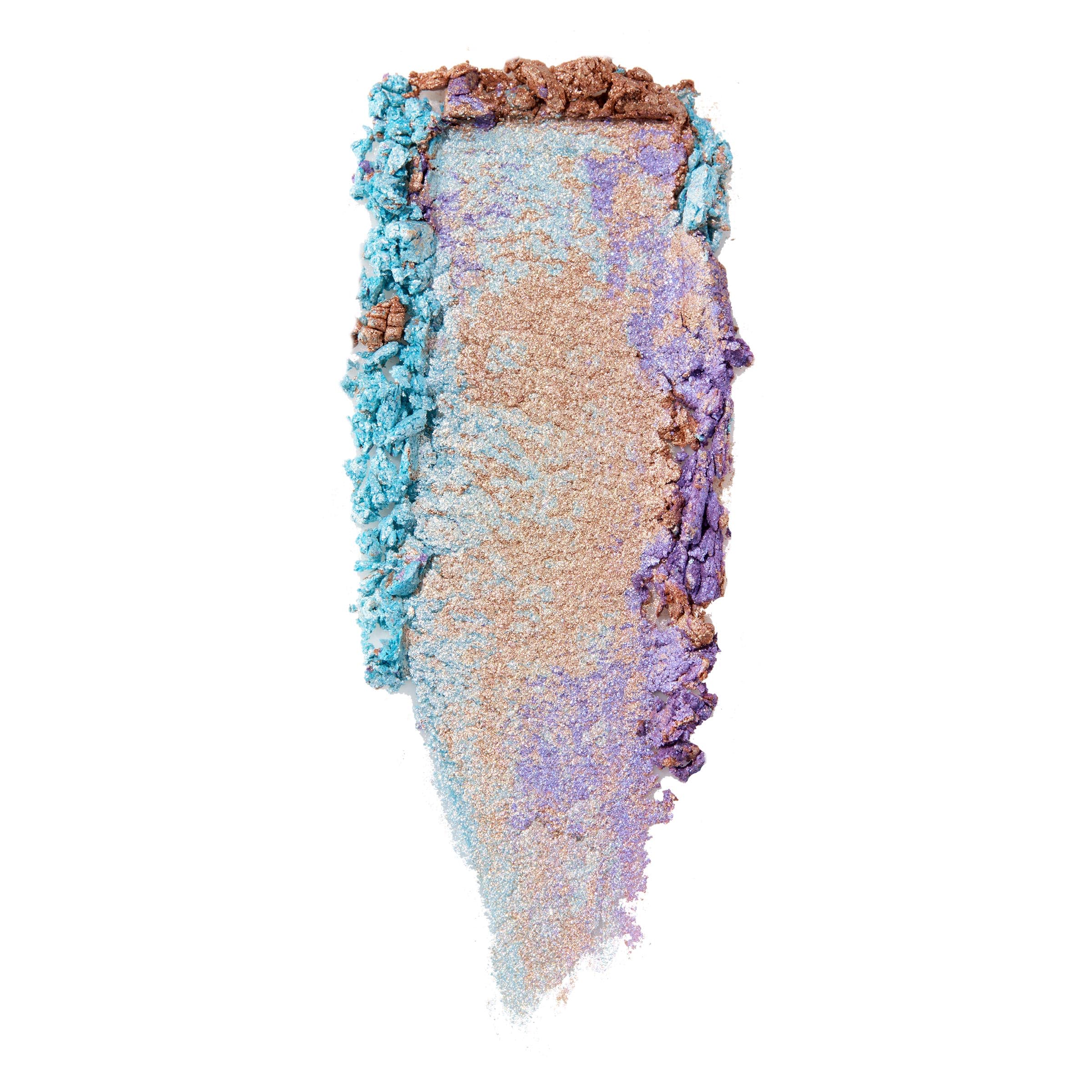 ColourPop Ohana highlighter cheek swatch delivering buildable radiance.