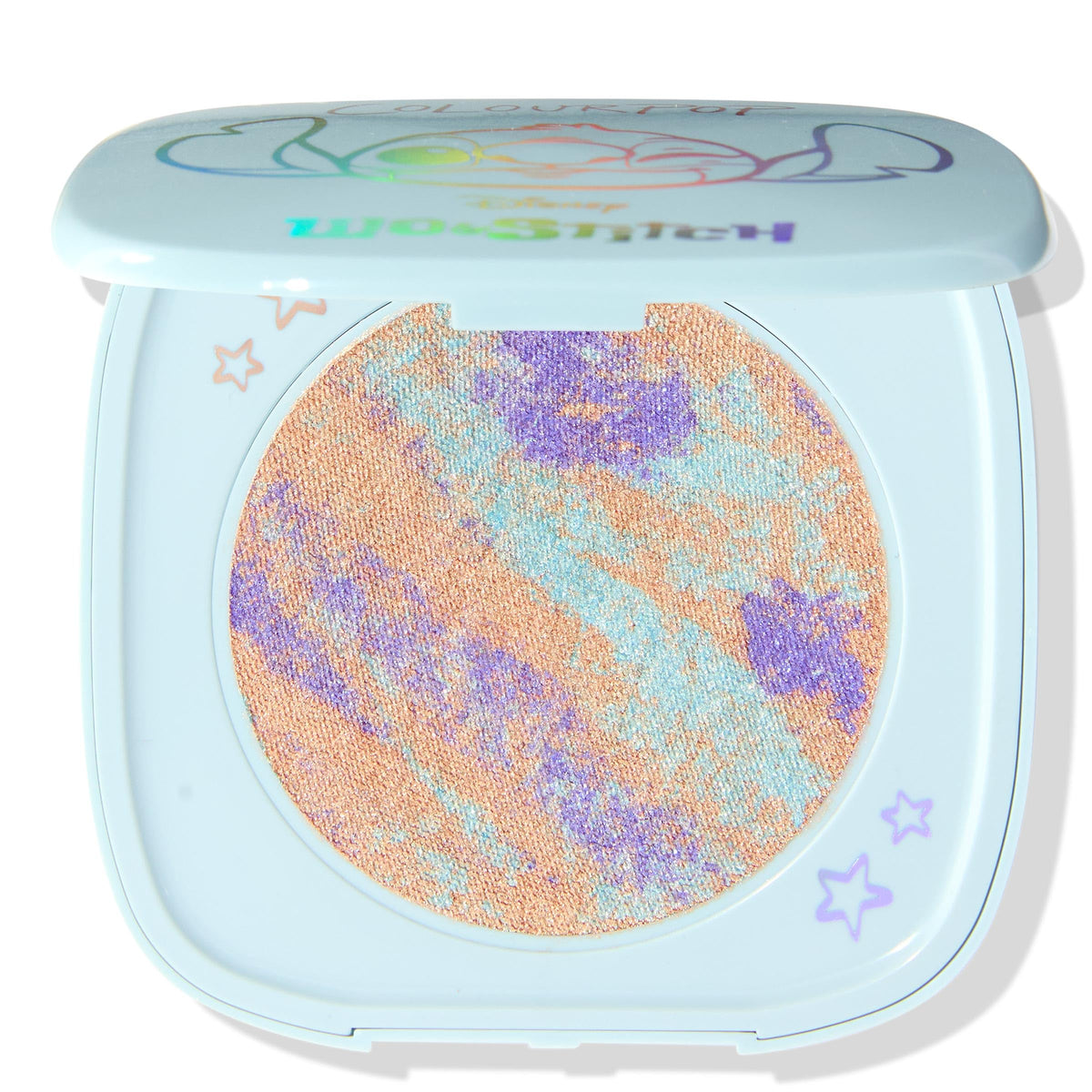 ColourPop Ohana highlighter compact close-up for weightless glow.