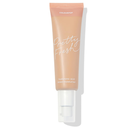 ColourPop Pretty Fresh tinted moisturizer bottle with pump for controlled application.
