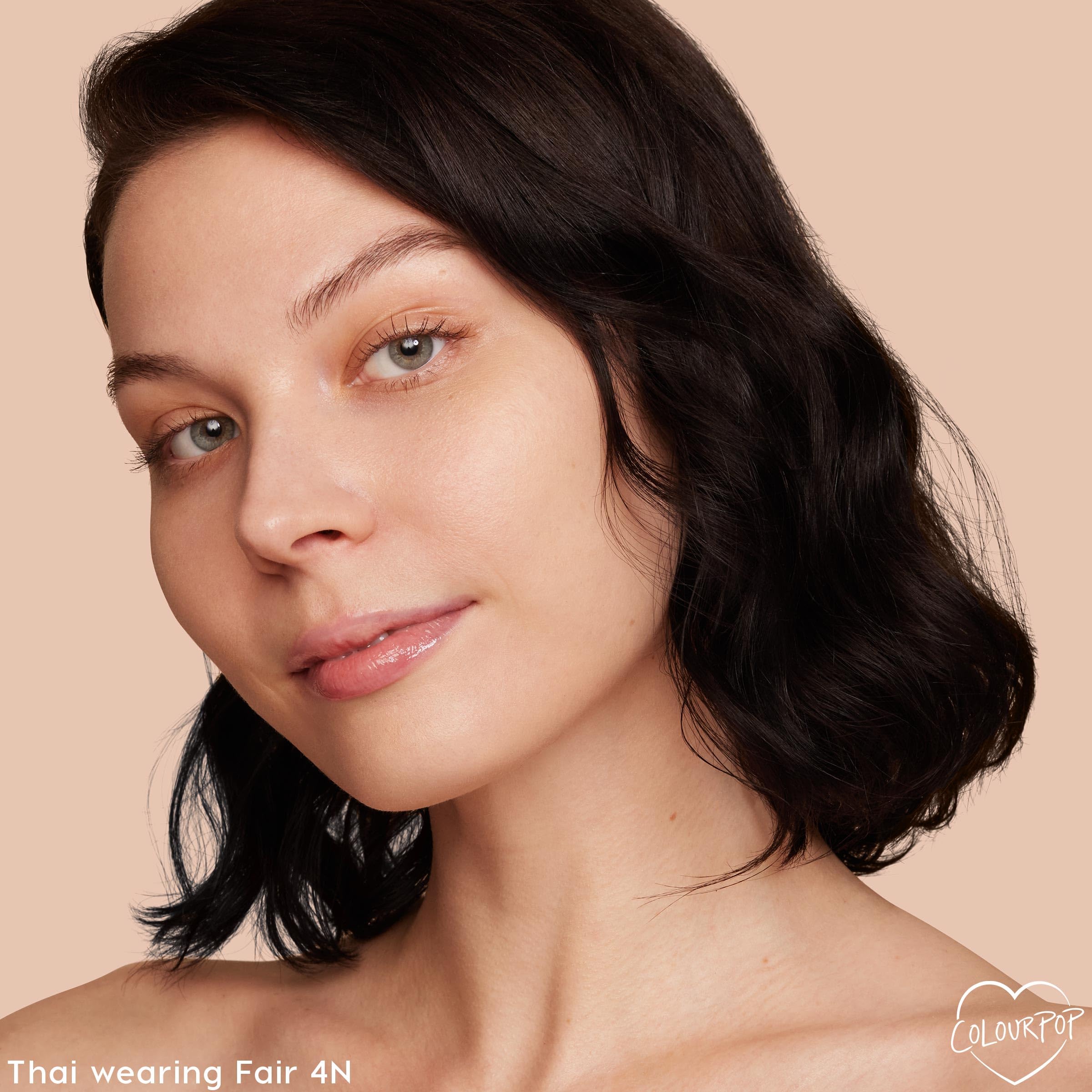 ColourPop Pretty Fresh tinted moisturizer on hand highlights quick, easy application.