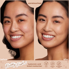 ColourPop Pretty Fresh tinted moisturizer packaging detail reveals compact, travel-friendly design
