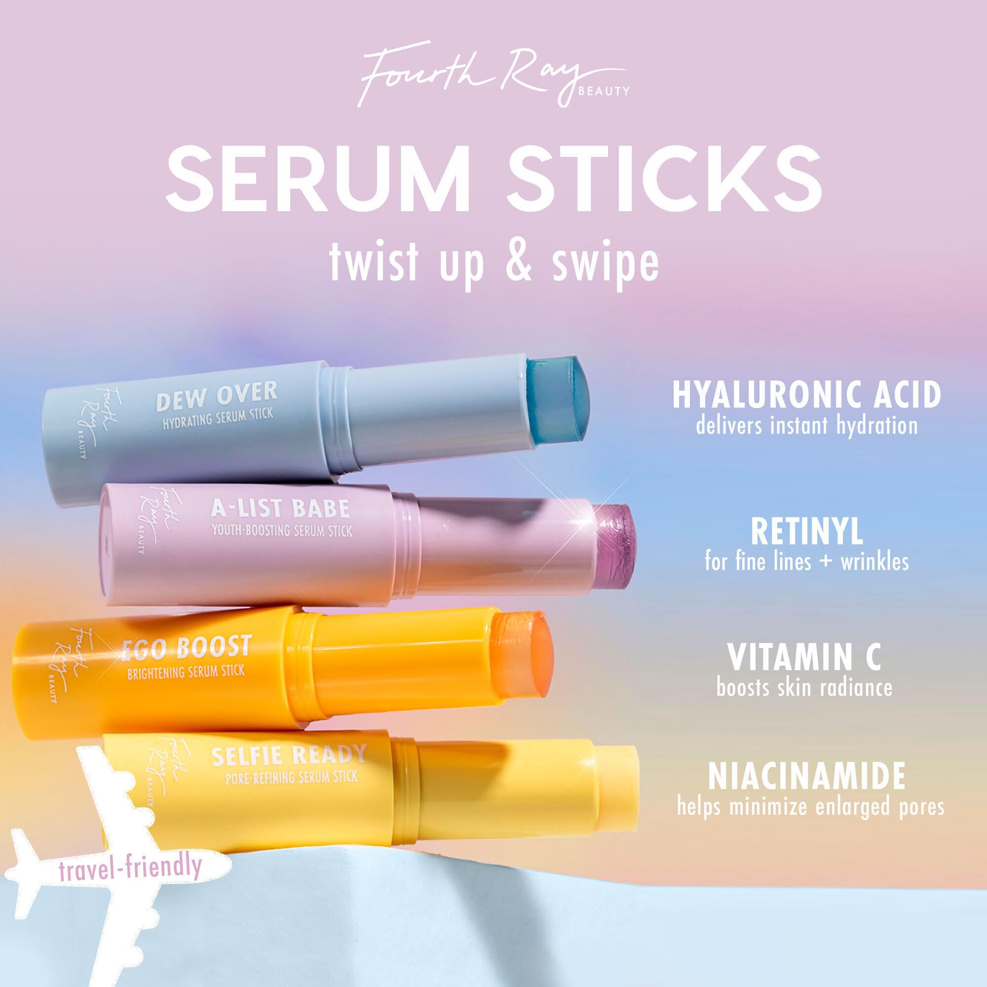 ColourPop Retinol Serum Stick features cloudberry oil in the ingredients for nourishment.
