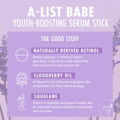 ColourPop Retinol Serum Stick in a travel-friendly package for quick touch-ups.