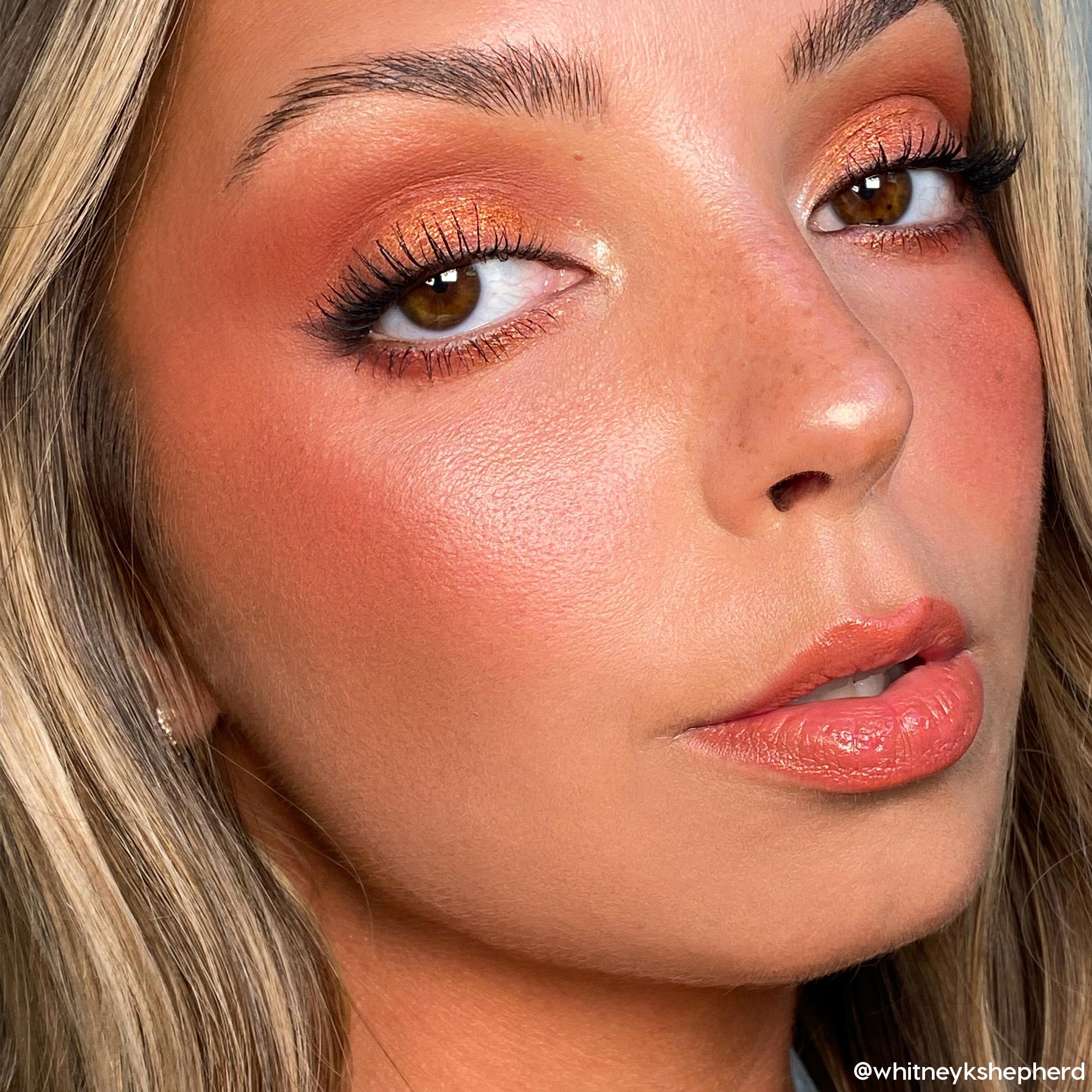 Desert-inspired ColourPop Rock On swatches from terracotta to bronze tones.