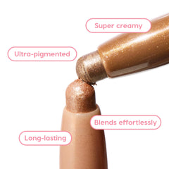 ColourPop Shadow Stix Cool Bronze creates contrast and definition with creamy texture.