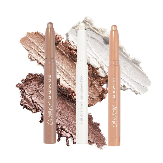 ColourPop Shadow Stix Cold Girl icy white for brightening the eye area.