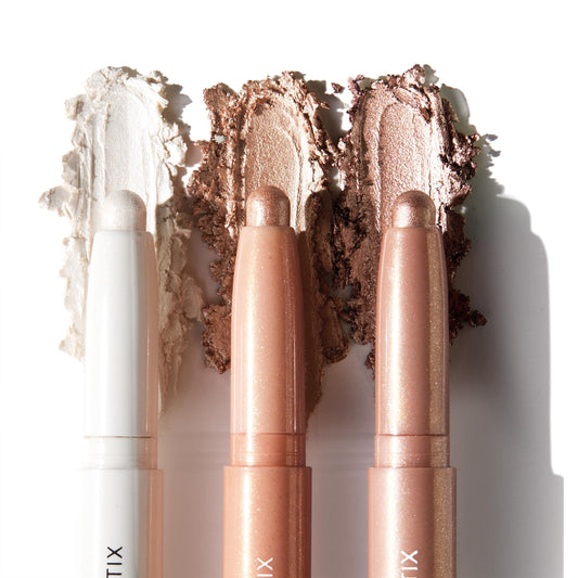 ColourPop Shadow Stix Honey BB warm champagne adds soft glow.