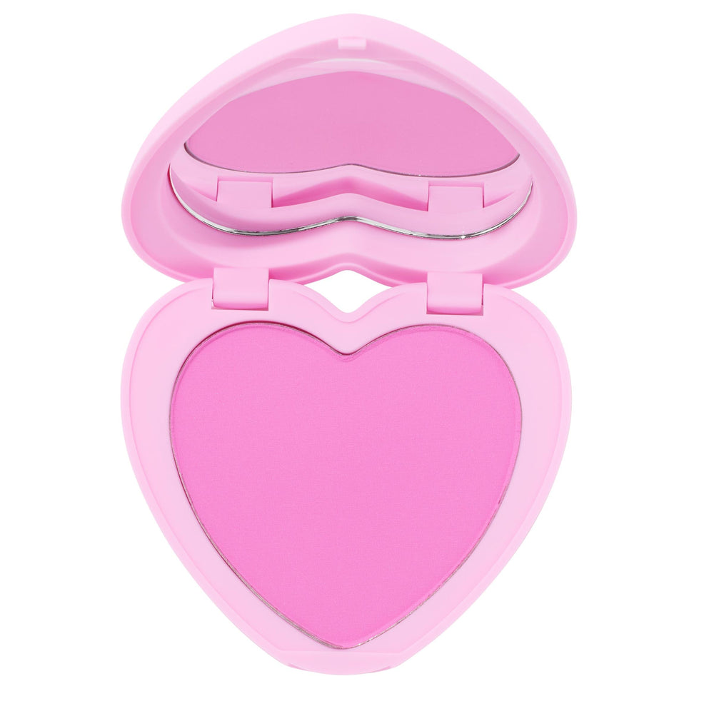 ColourPop Silky Powder Blush compact heart-shaped for on-the-go color