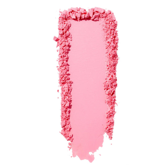 ColourPop blush swatch on cheek demonstrates buildable color and glow potential.