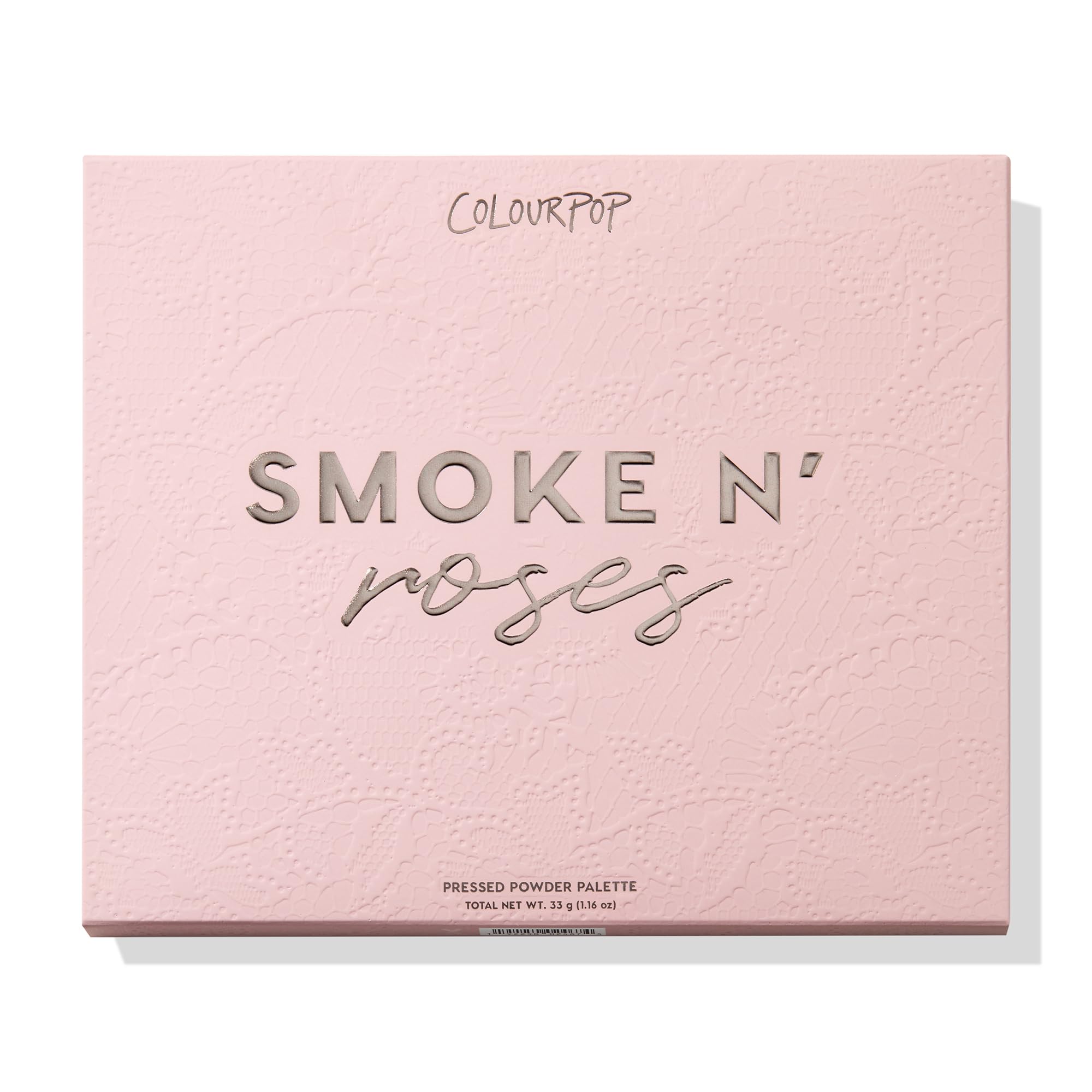 ColourPop Smoke N Roses shown with brushes and tips for best payoff.