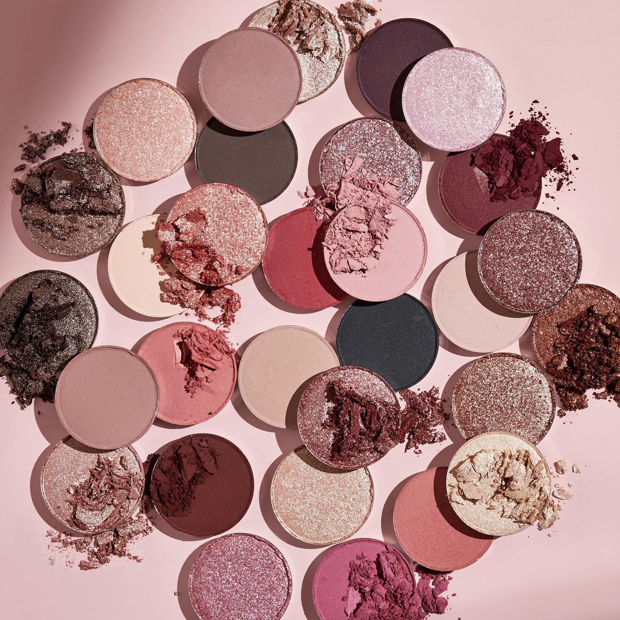 ColourPop Smoke N Roses rose row with creamy mattes and shimmers for versatile looks.
