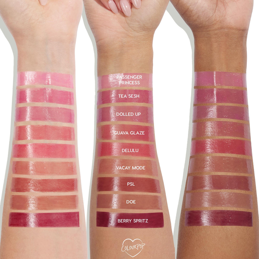 ColourPop So Juicy Balm packaging in Vacay Mode for on-the-go care.