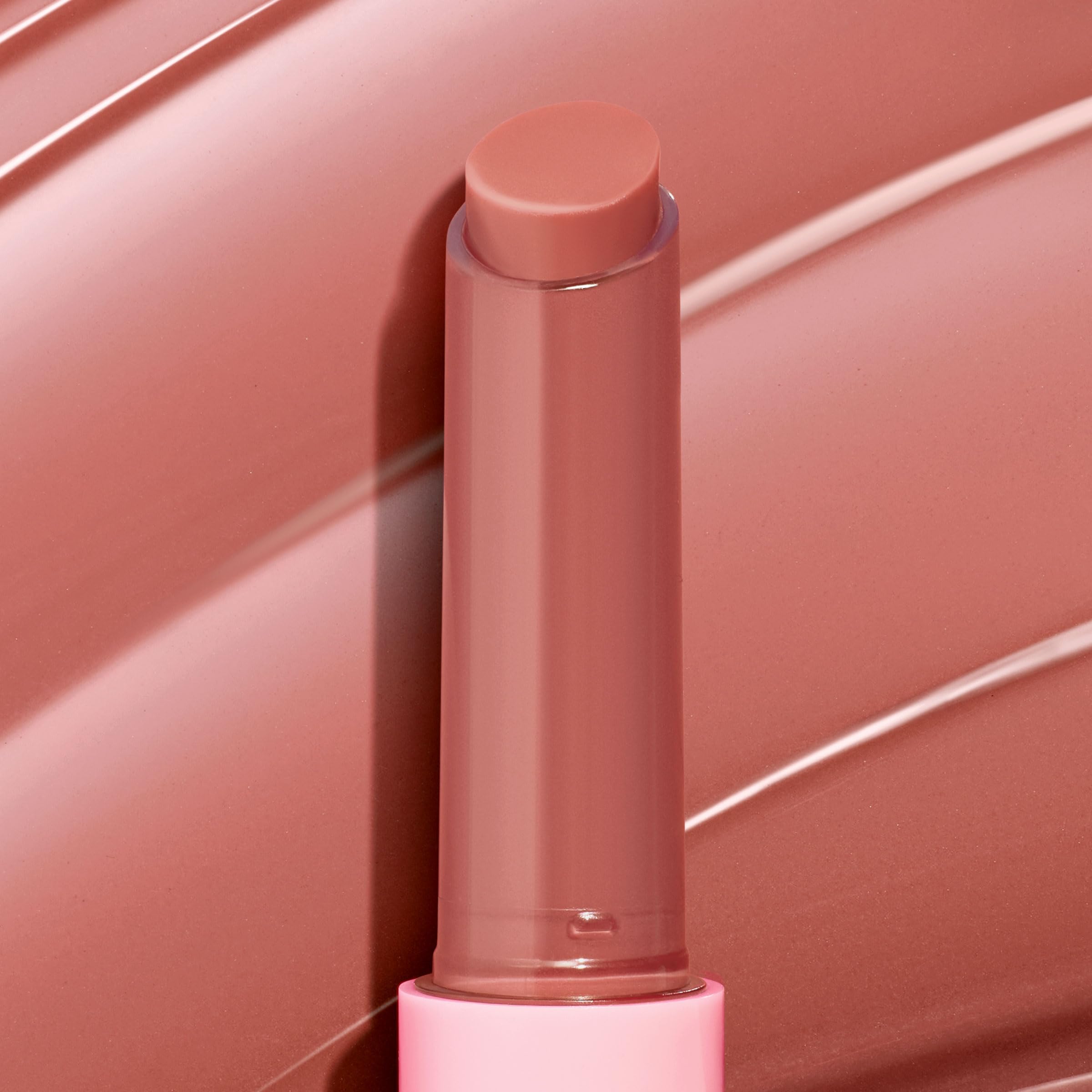 ColourPop So Juicy Balm twist-up application demonstrates smooth, non-sticky color.