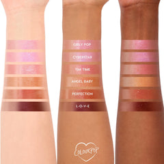 ColourPop So Juicy buildable color swatch on lips