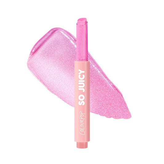 ColourPop So Juicy Cyberstar tube close-up showing buildable color