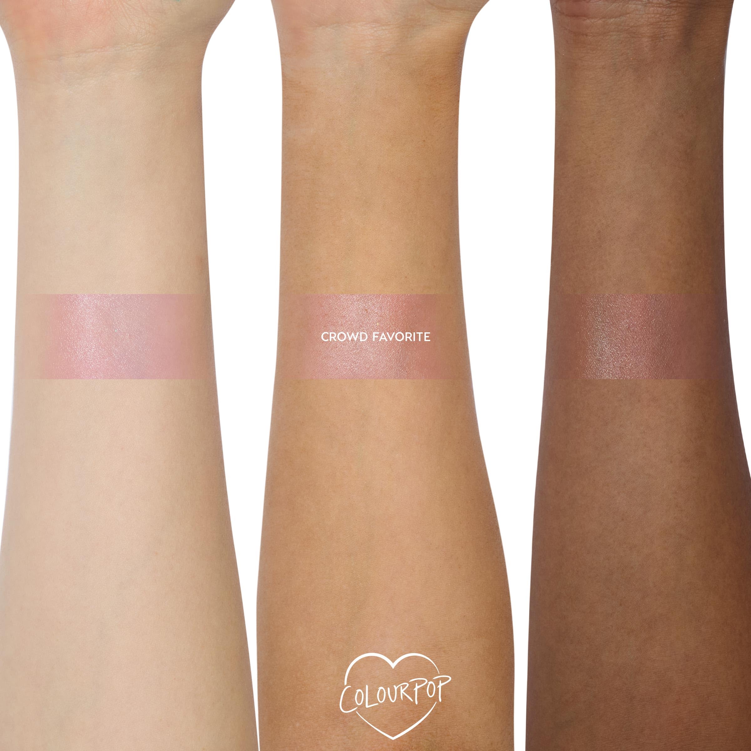 Close-up of nourishing ingredients in ColourPop Stitch blush.