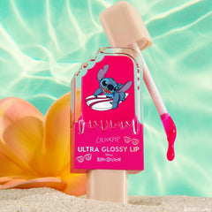 ColourPop Stitch lip gloss clear finish for classic high shine.