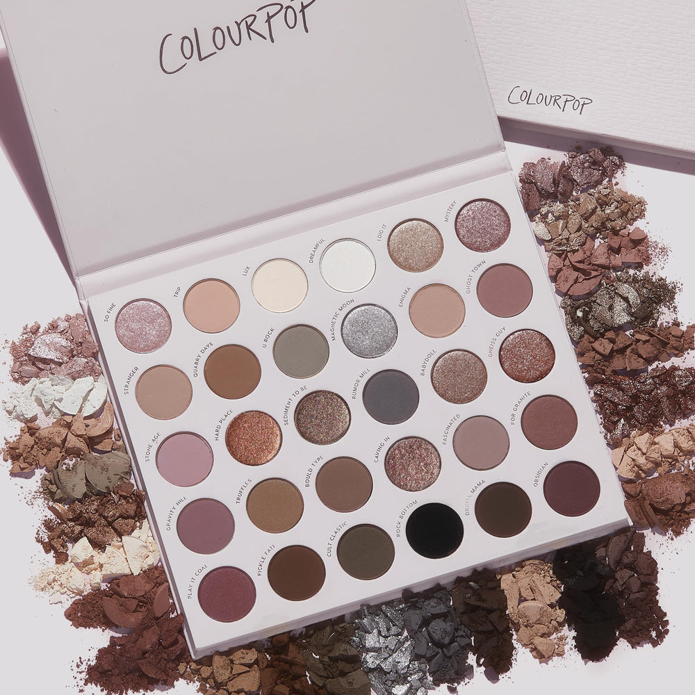 ColourPop Stone Cold Fox application tools illustrate ideal brushes for intensity control.