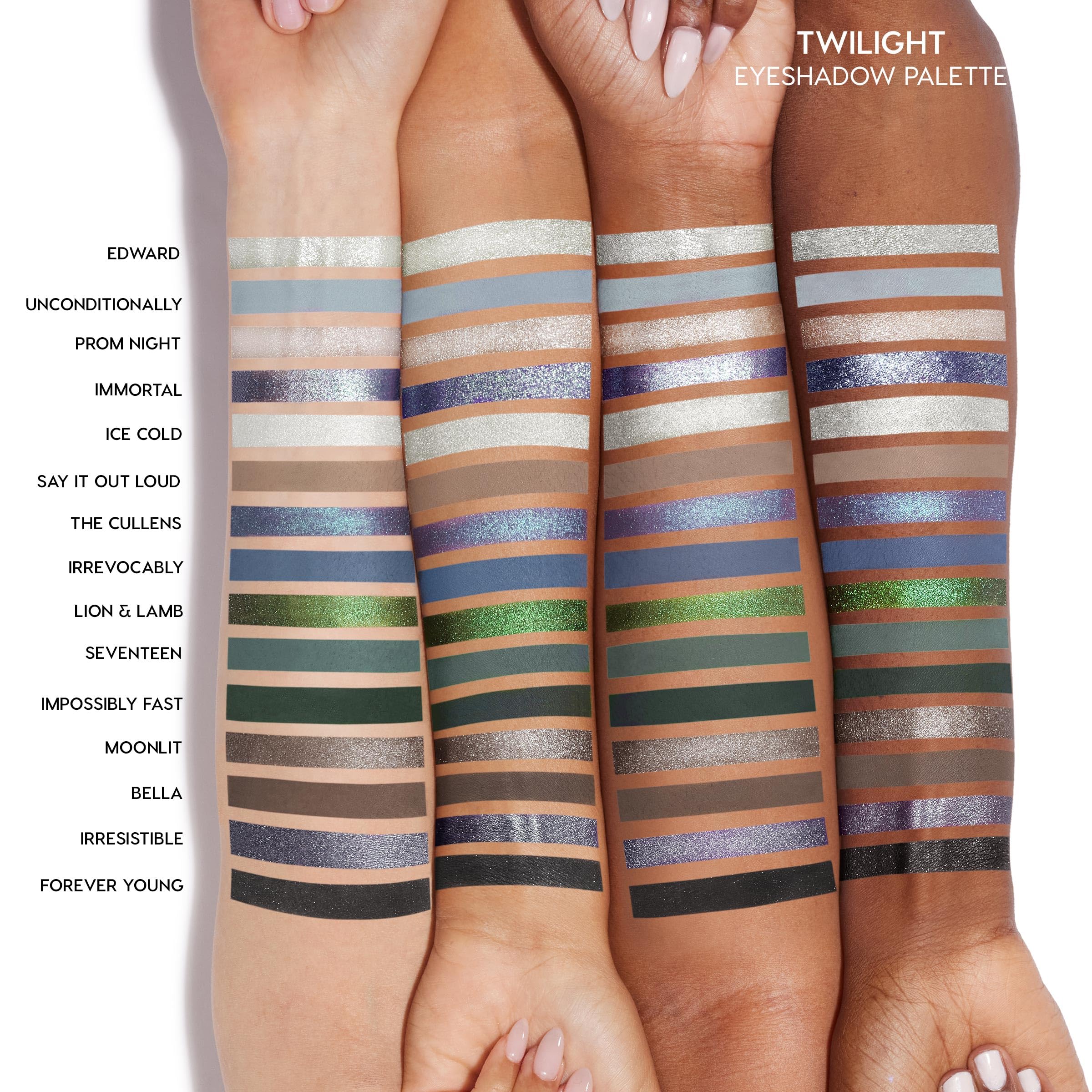 ColourPop Twilight Unconditionally shade swatch for a soft grey-blue matte that blends smoothly.