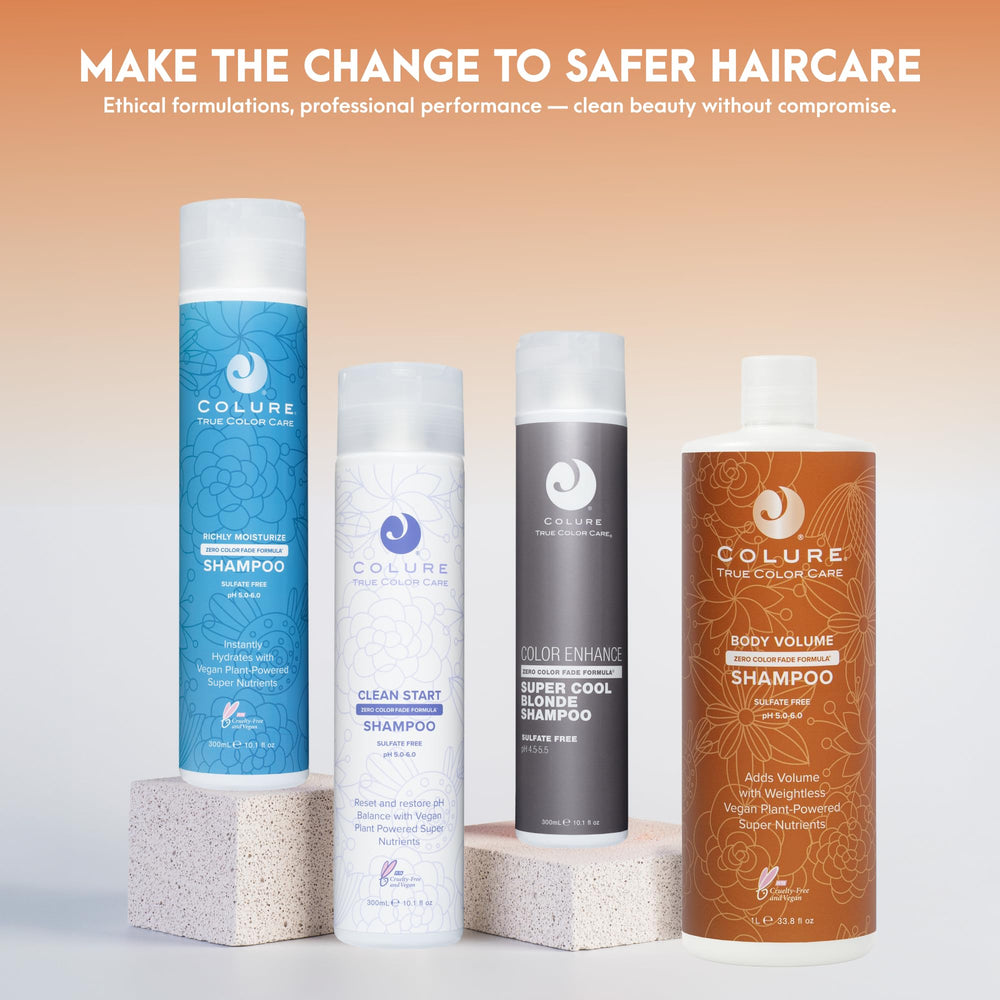 COLURE Color care focus preserves vibrancy and reduces environmental fade