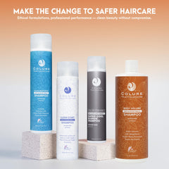 COLURE Color care focus preserves vibrancy and reduces environmental fade