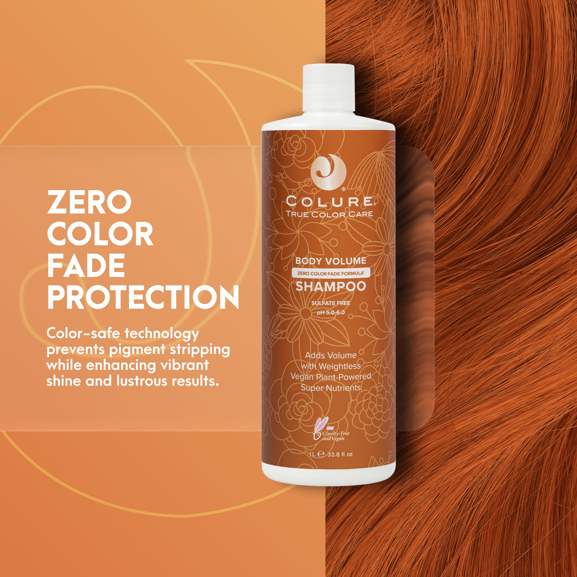 COLURE Organic botanicals infusion highlights natural ingredients supporting color care and scalp nourishment